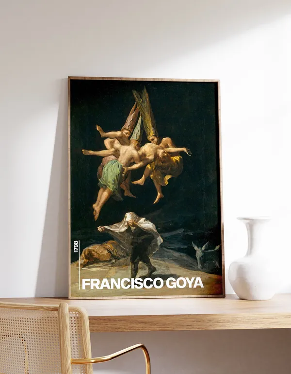 Francisco Goya Baroque Exhibition Poster, Vintage
