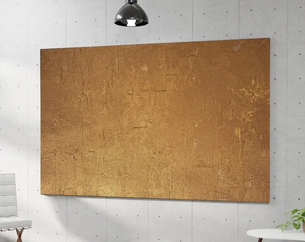 Gold Abstract Wall Art, Modern Living Room Art Print