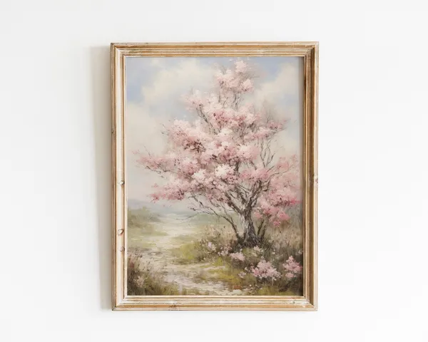 Vintage Tree Print, Botanical Wall Art Print
