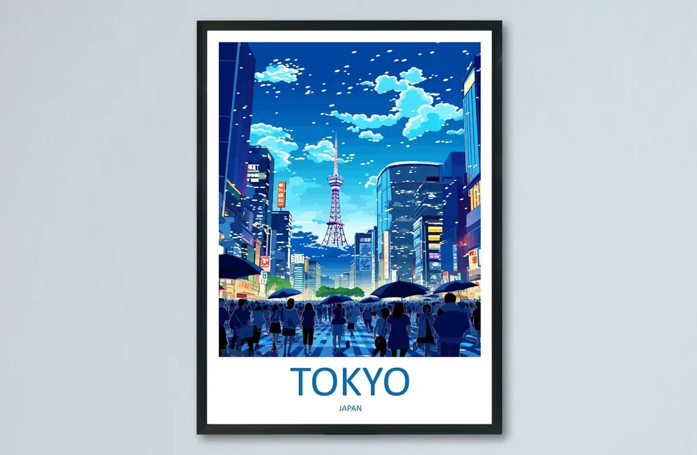 Japan Gift Lovers Wall Art Print