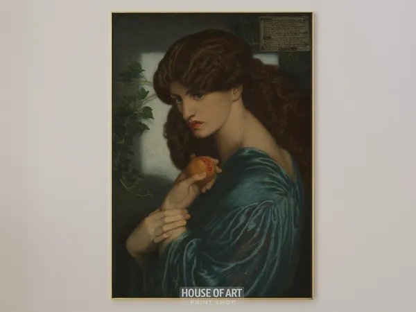 Vintage Roman Goddess Proserpina Art Print