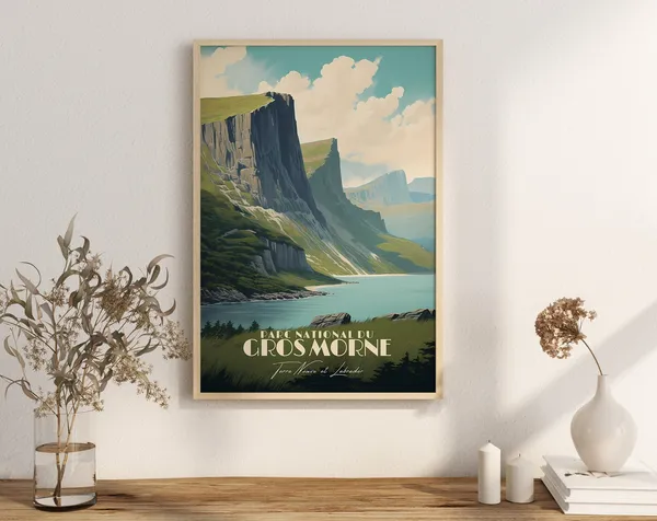 Gros Morne National Park, Newfoundland and Labrador Travel Poster