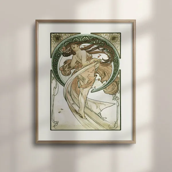 Alphonse Mucha Dance 1898 Art Nouveau Poster