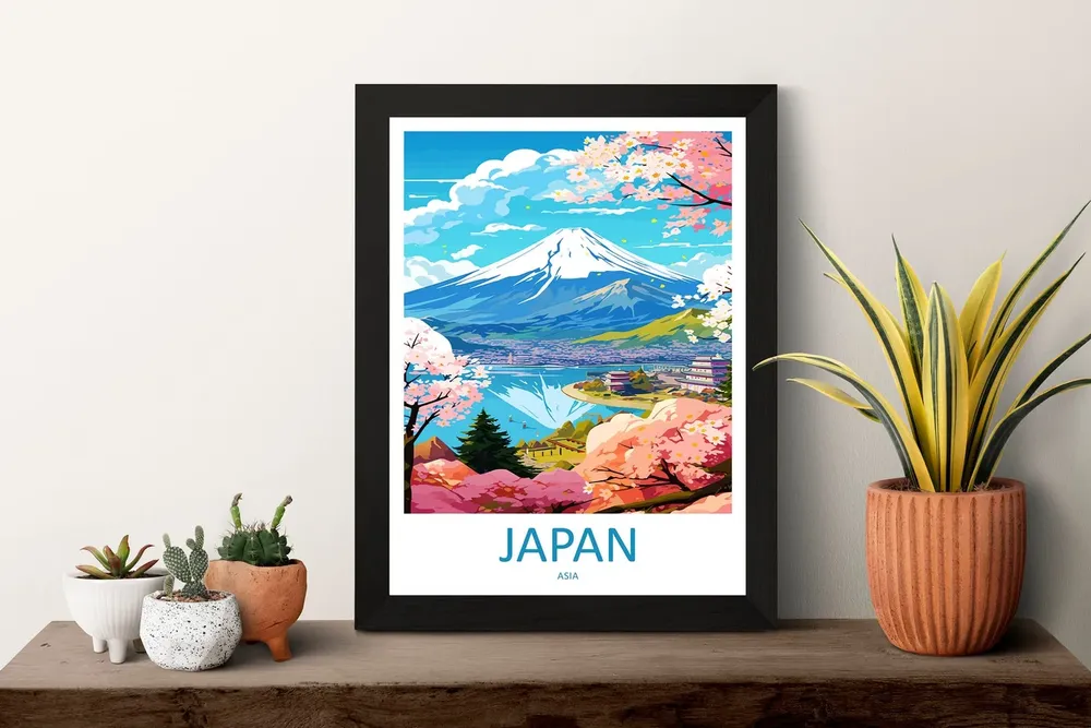 Japan Tokyo Travel Gift Art Print - Image 3