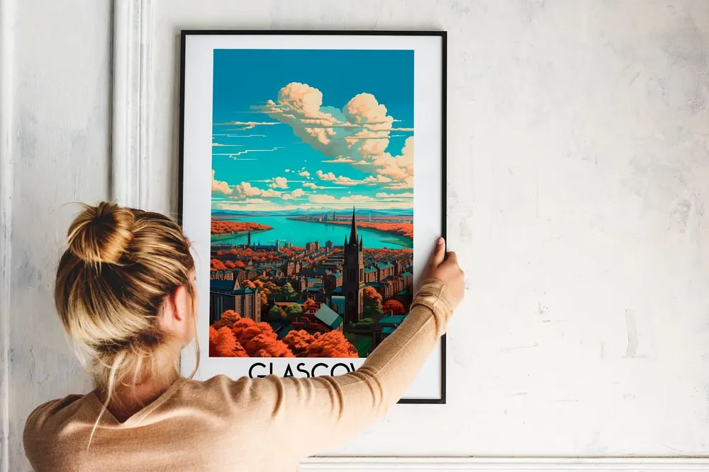 Glasgow River Clyde Travel Poster - Image 2