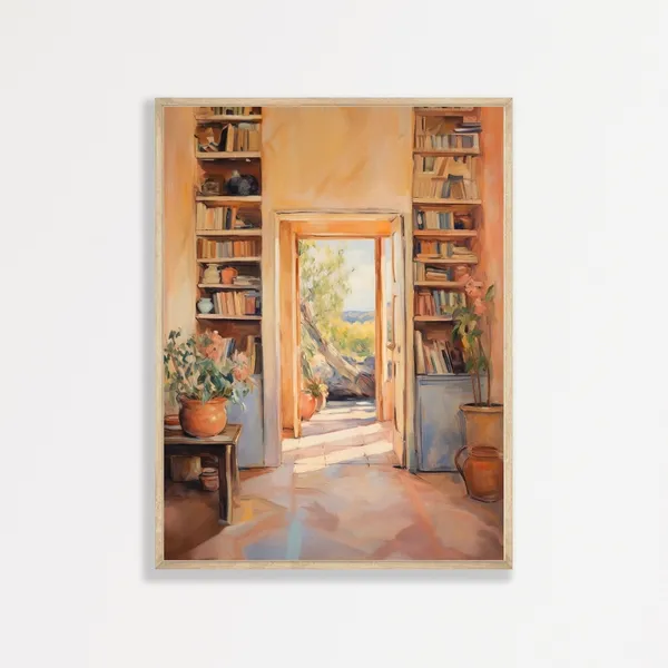 Still Life Interior Retro Rustic Cottage Art Print