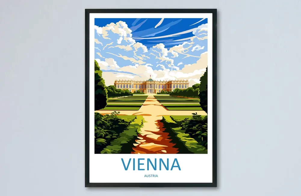 Vienna Travel Print Home Dcor Art Print