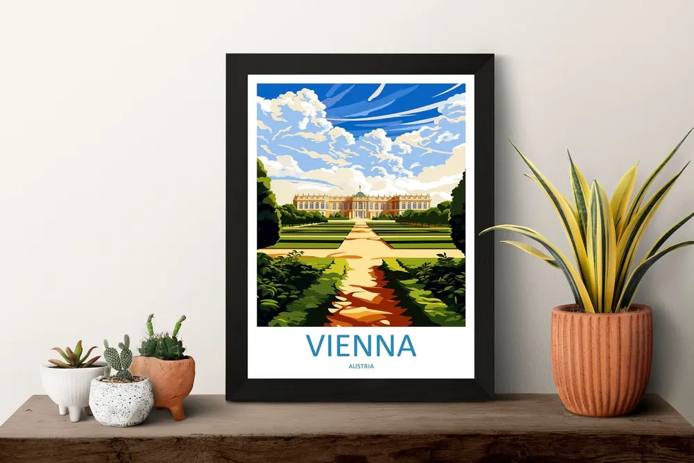 Vienna Travel Print Home Dcor Art Print - Image 3