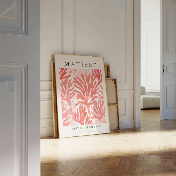 Matisse Cut Outs Poster, Minimalist Neutral Art Print