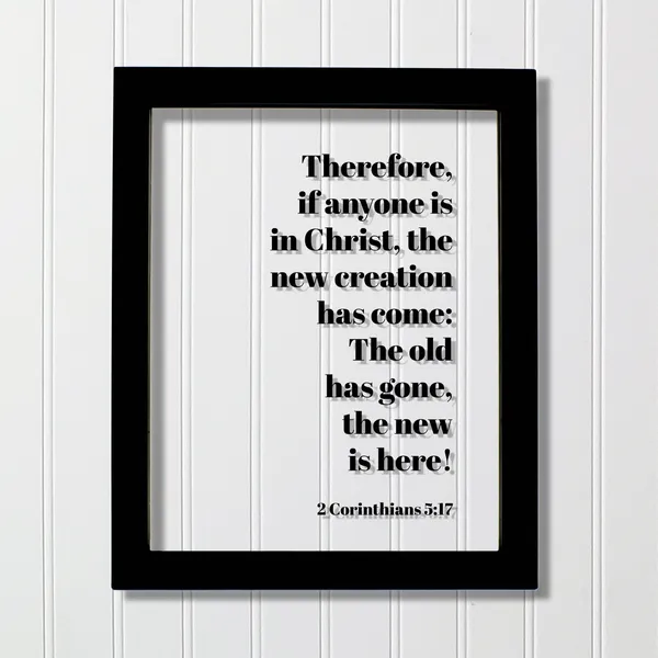 2 Corinthians 5:17 Scripture Verse Art Print