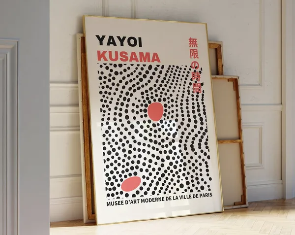Yayoi Kusama Gallery Wall Art Poster