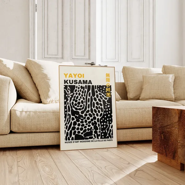Yayoi Kusama Abstract Home Wall Decor Poster