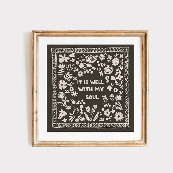 It Is Well With My Soul Kitchen Poster