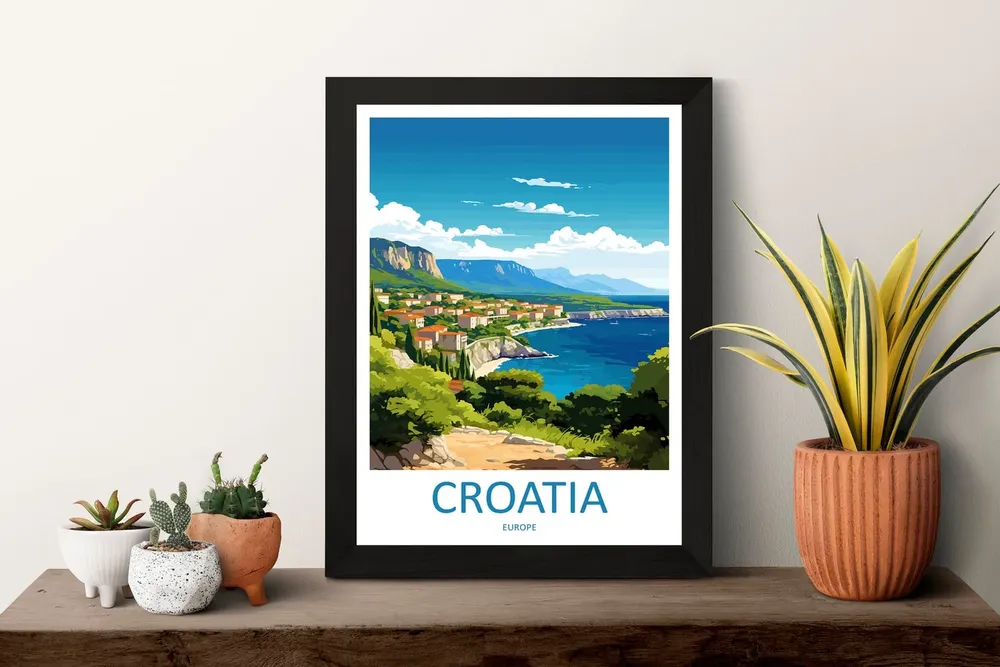 Croatia Travel Poster, Europe Wall Art - Image 3