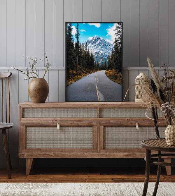 Mount Edith Cavell Poster, Jasper Mountain Art Print