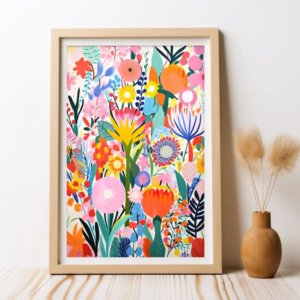Floral Symphony Poster Print, Matisse Flowers