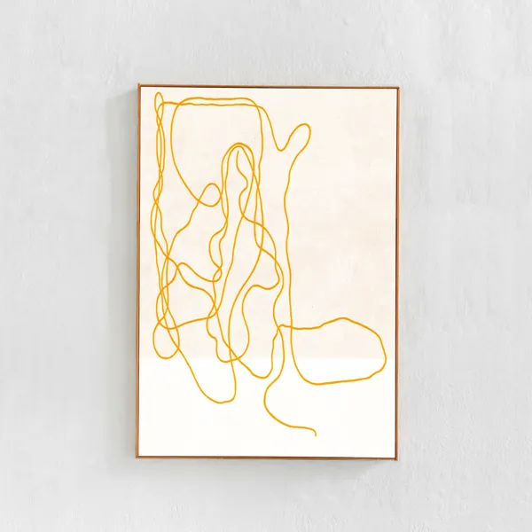 Abstract Line Drawing, Minimal Line Art Poster