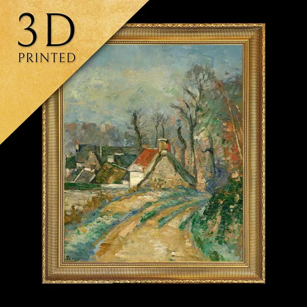 Detour In Auvers by Paul Cezanne Art Print