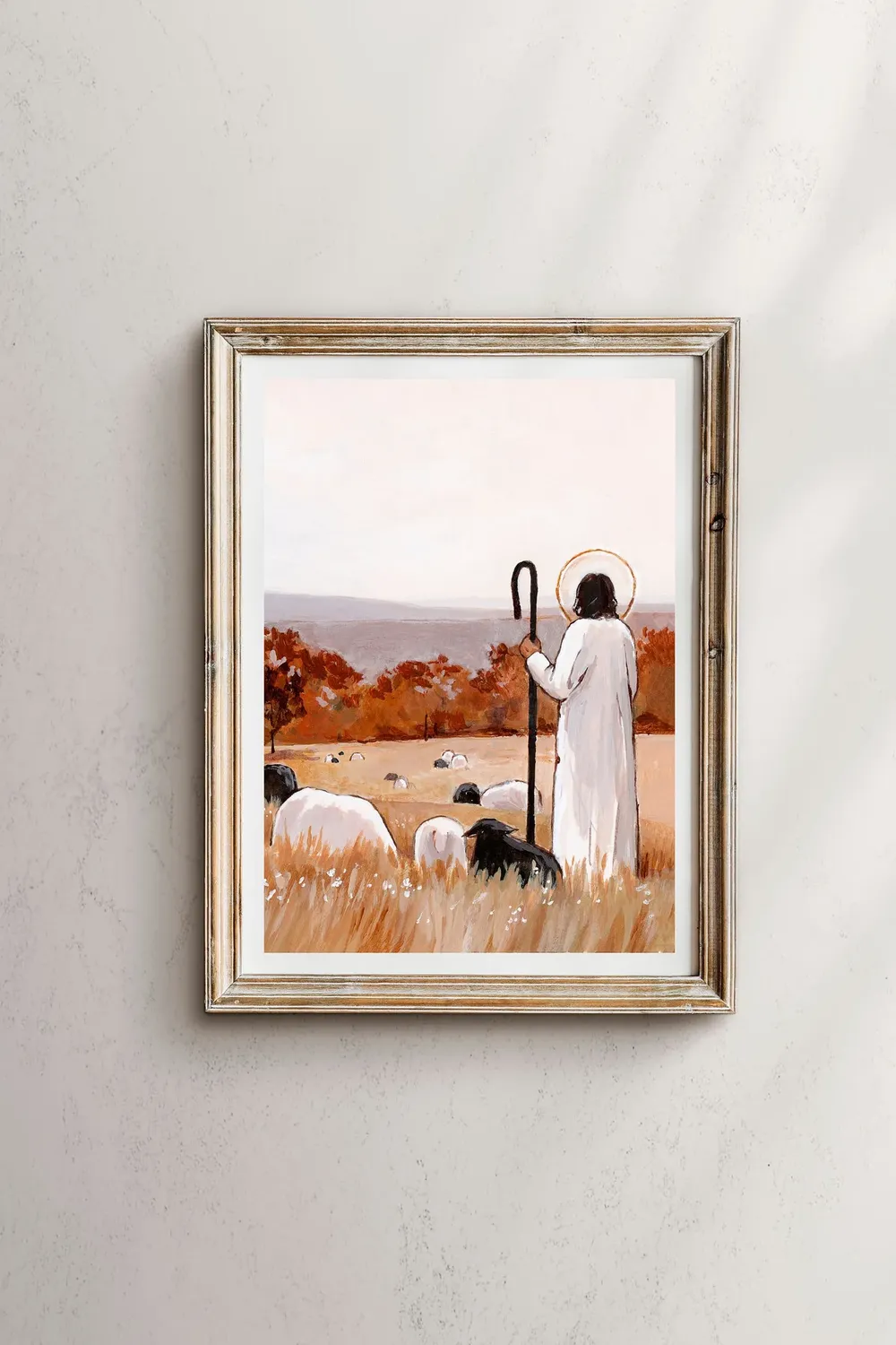 The Good Shepherd Jesus Christ Wall Art Print