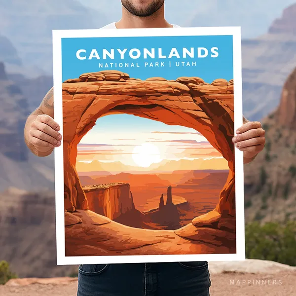 Canyonlands National Park Utah Travel Poster