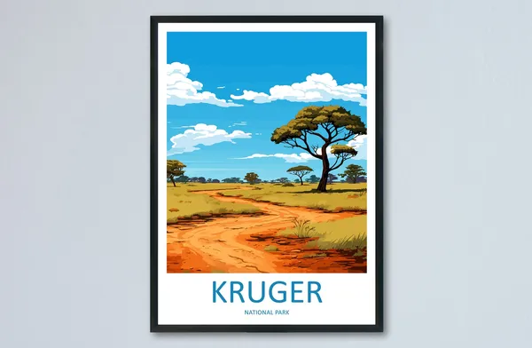Kruger National Park Gift Art Lovers Poster