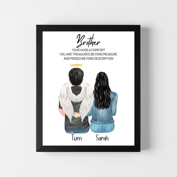 Loss Of Brother Remembrance Memorial Art Print