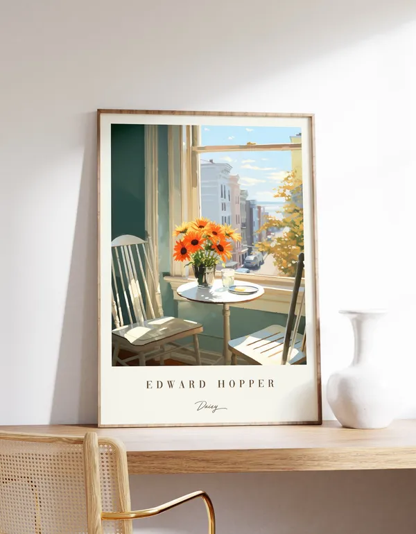 Daisy Poster, Edward Hopper Vintage Art Print