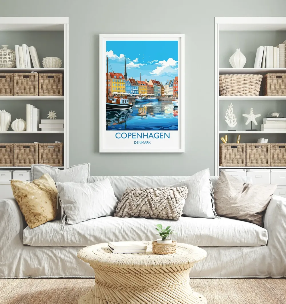 Copenhagen Gift Travel Print Poster - Image 4