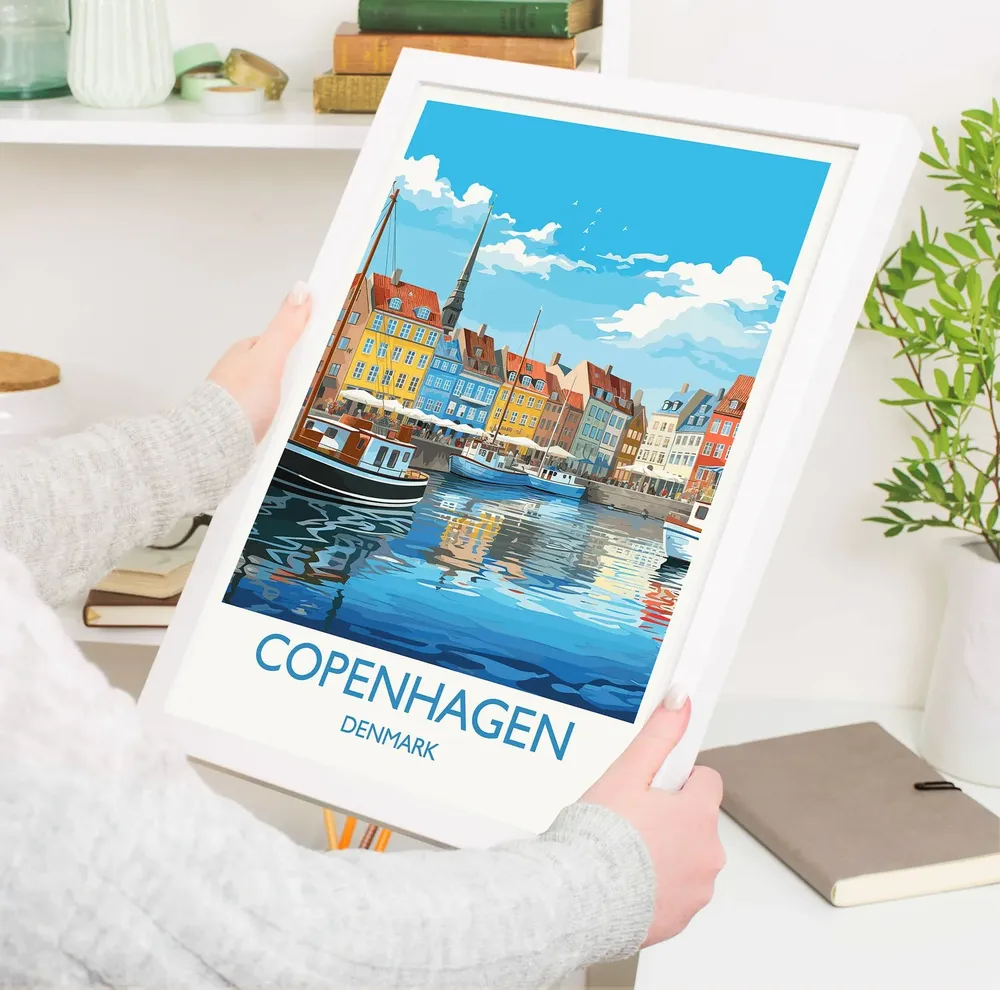 Copenhagen Gift Travel Print Poster - Image 5