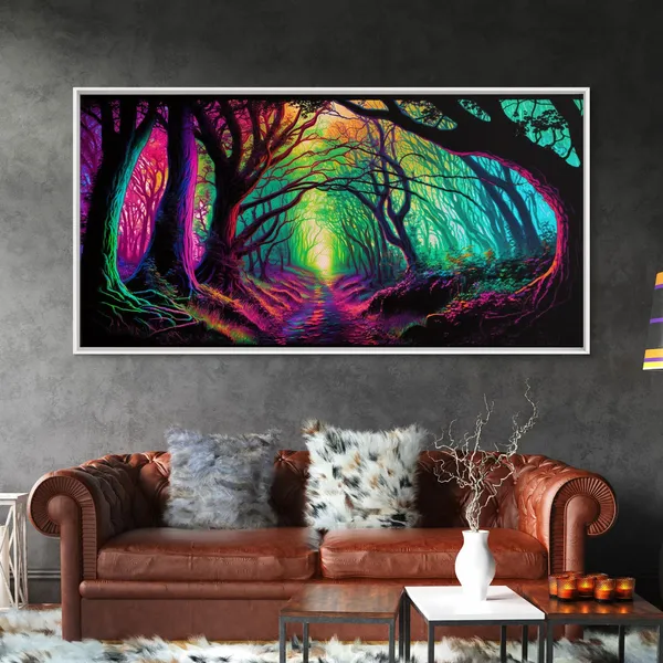 Secret Grove Fantasy Art Forest Landscape Print