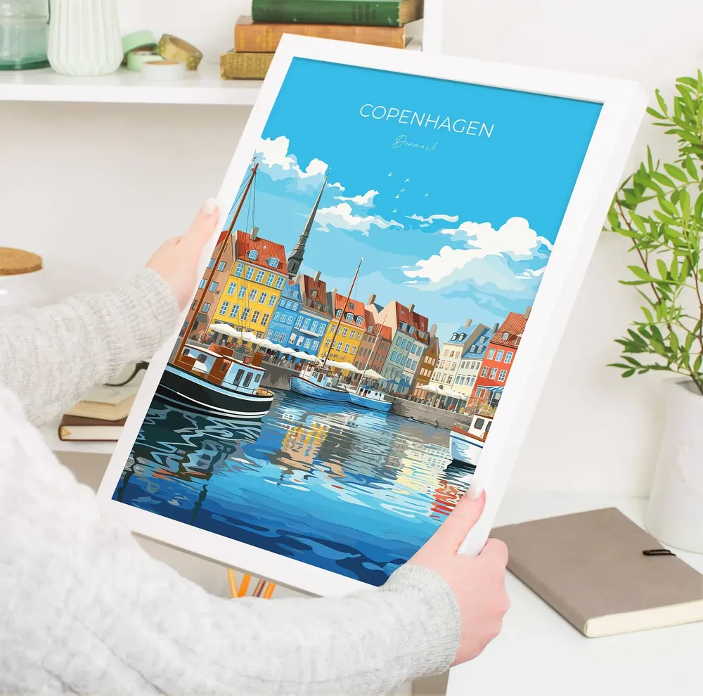 Copenhagen Gift Travel Poster - Image 5