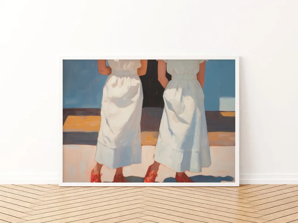 Preppy Retro 1950s Aesthetic Art Print - Image 3