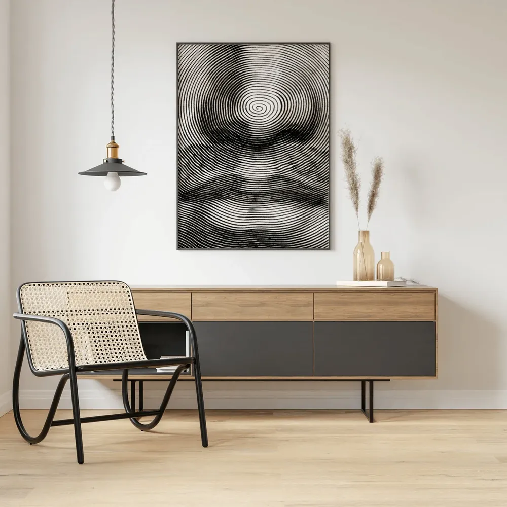 The Face Of Christ by Claude Mellan, Vintage Art Print - Image 3