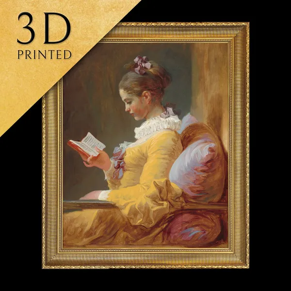 Young Girl Reading, Fragonard-Inspired Art Print