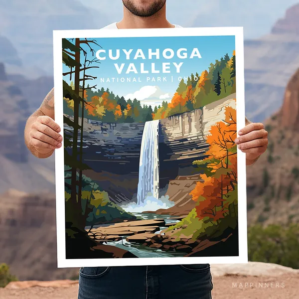 Cuyahoga Valley National Park Travel Poster, Ohio