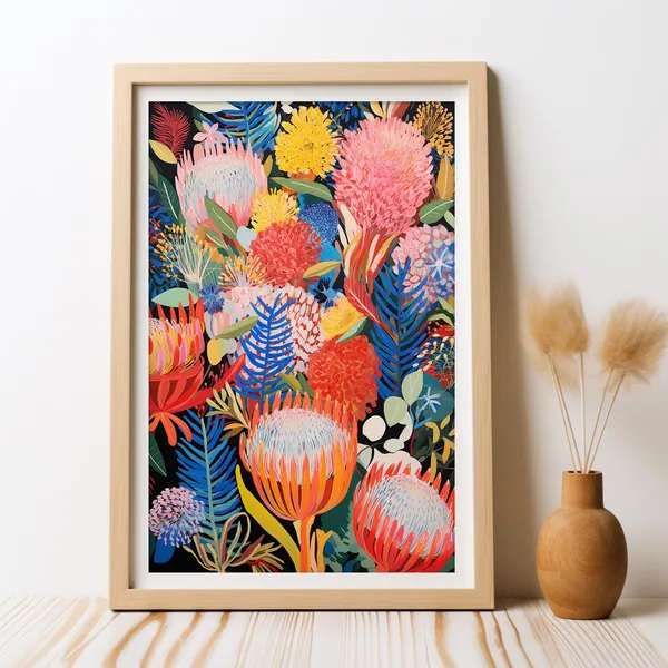 Australian Banksia - Native Flower Art