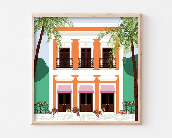 Puerto Rico Art Print, Boricua Latin Art