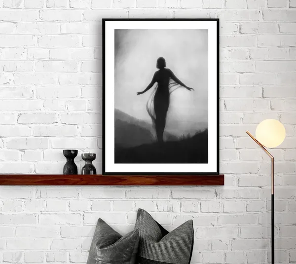 The Breeze by Anne Brigman Vintage Photography Art Print