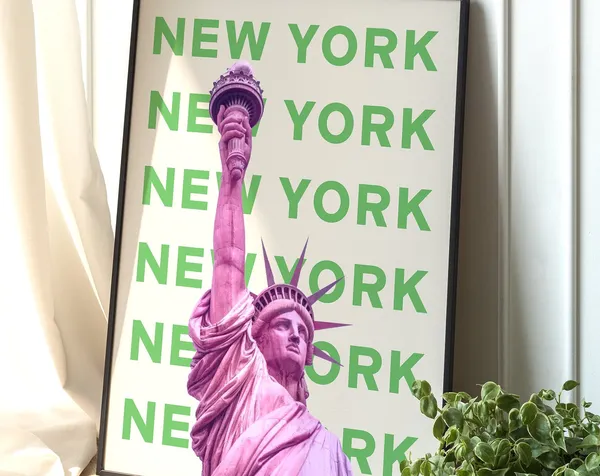 New York Classic City Travel Poster