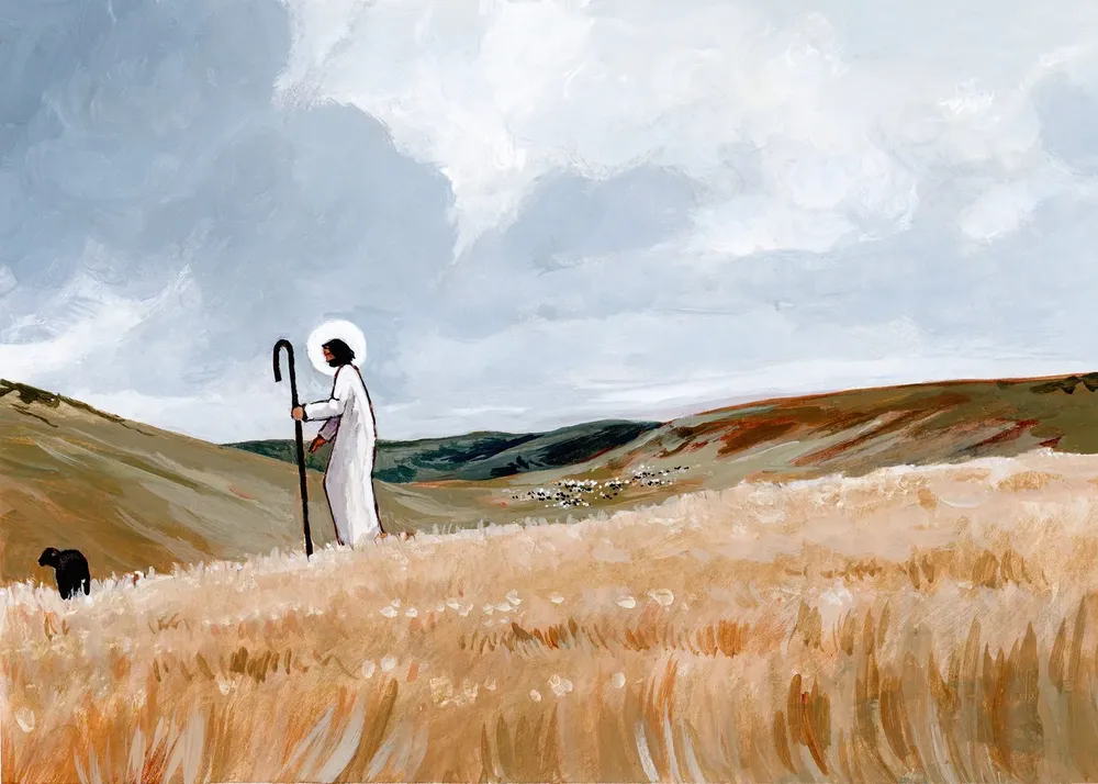 Leaving The 99 For The 1 Jesus Art Print - Image 2