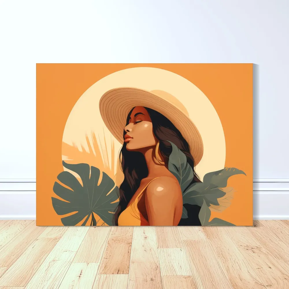 Sunkissed Filipina Boho Art Print