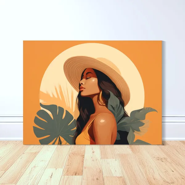 Sunkissed Filipina Boho Art Print