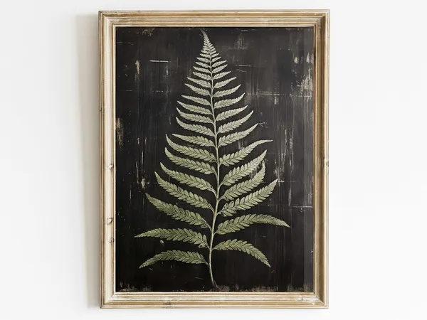 Fern Print, Vintage Botanical Art Print