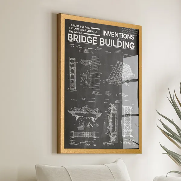 Bridging Innovation Bridge Engineering Patent Poster
