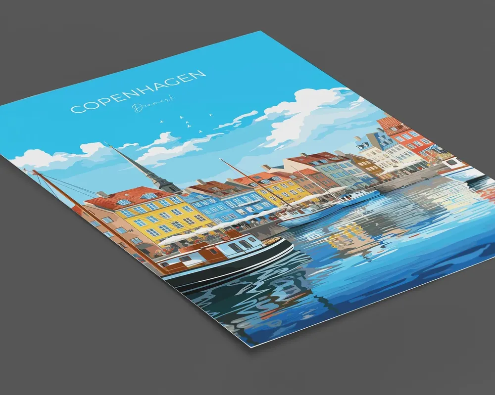 Copenhagen Gift Travel Poster - Image 2