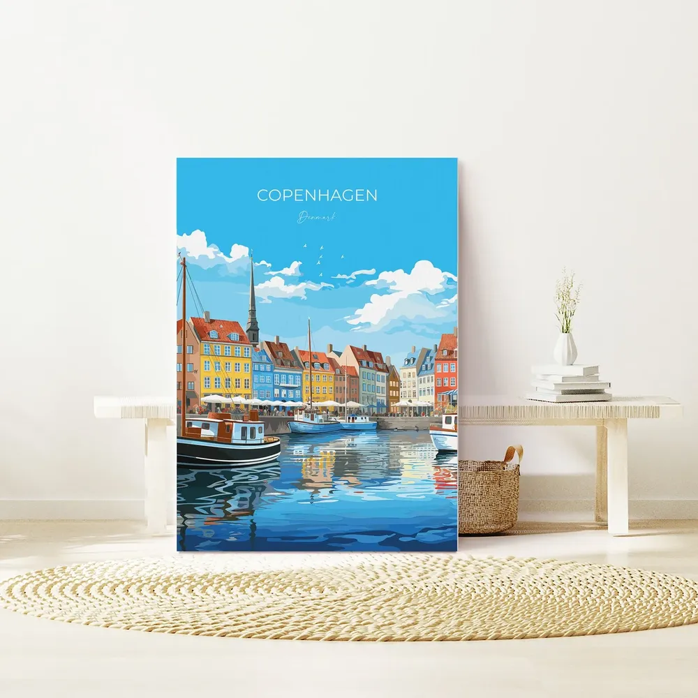 Copenhagen Gift Travel Poster - Image 3