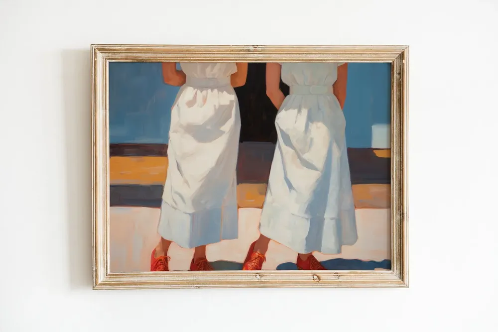 Preppy Retro 1950s Aesthetic Art Print