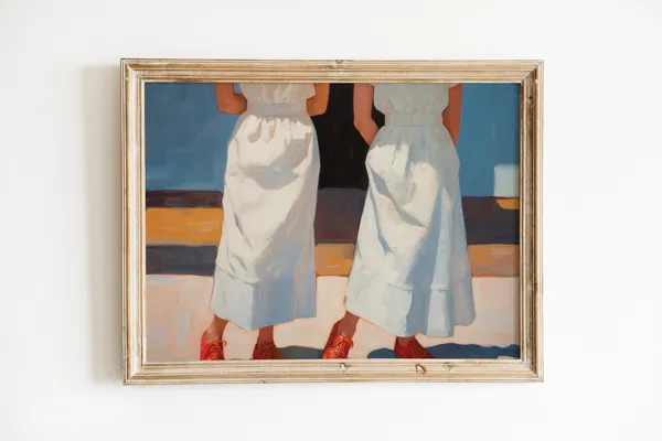 Preppy Retro 1950s Aesthetic Art Print