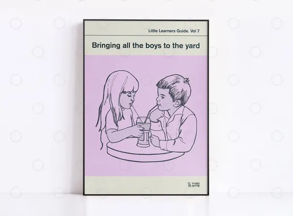 Bringing All The Boys To Yard Retro Music Poster