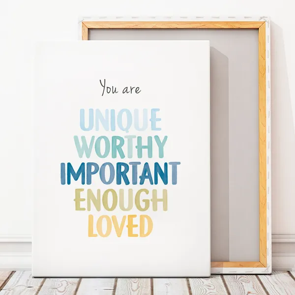 Affirmation Poster Mental Health Office Wall Art Print